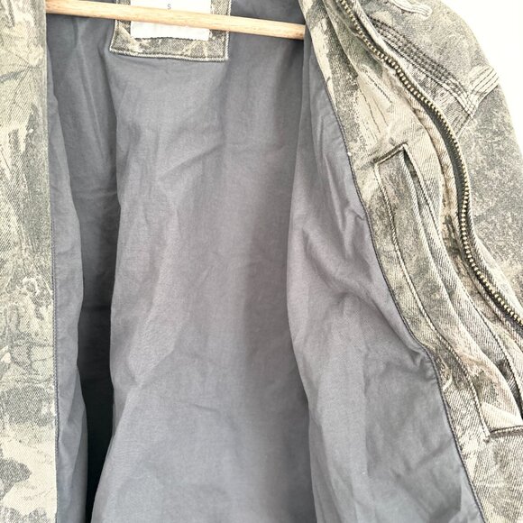 Hollister Men/Womens tree camo heavy zip up jacket size small - Picture 4 of 5